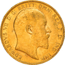 Munten, Groot Bretagne, Edward VII, Sovereign, 1907, PR, Goud, KM:805