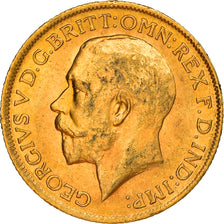 Moneta, Gran Bretagna, George V, Sovereign, 1915, London, SPL-, Oro, KM:820