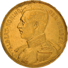 Munten, België, Albert I, 20 Francs, 20 Frank, 1914, PR, Goud, KM:79