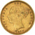 Munten, Groot Bretagne, Victoria, 1/2 Sovereign, 1884, ZF, Goud, KM:735.1