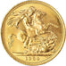 Moneda, Gran Bretaña, Elizabeth II, Sovereign, 1964, SC, Oro, KM:908