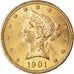 Moneta, Stati Uniti, Coronet Head, $10, Eagle, 1901, Philadelphia, SPL, Oro