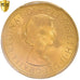 Moneda, Gran Bretaña, Elizabeth II, Sovereign, 1959, PCGS, MS66+, FDC, Oro