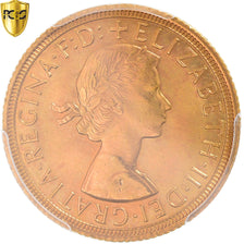 Coin, Great Britain, Elizabeth II, Sovereign, 1964, PCGS, MS65, MS(65-70), Gold