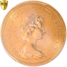 Münze, Großbritannien, Elizabeth II, Sovereign, 1974, PCGS, MS66, STGL, Gold