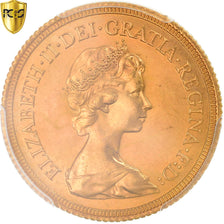 Münze, Großbritannien, Elizabeth II, Sovereign, 1976, PCGS, MS65, STGL, Gold