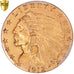 Moneda, Estados Unidos, Indian Head, $2.50, Quarter Eagle, 1912, Philadelphia