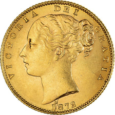 Moeda, Grã-Bretanha, Victoria, Sovereign, 1872, London, MS(63), Dourado