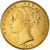 Coin, Great Britain, Victoria, Sovereign, 1872, London, MS(63), Gold, KM:736.1