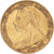 Münze, Großbritannien, Victoria, 1/2 Sovereign, 1896, London, S+, Gold, KM:784