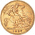 Moneda, Gran Bretaña, Edward VII, 1/2 Sovereign, 1907, London, MBC+, Oro