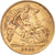 Munten, Groot Bretagne, George V, 1/2 Sovereign, 1911, London, ZF+, Goud, KM:819