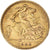 Moneta, Gran Bretagna, Edward VII, 1/2 Sovereign, 1905, London, BB+, Oro, KM:804