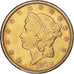 Stati Uniti, Liberty Head, $20, Double Eagle, 1869, San Francisco, BB, Oro