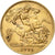 Gran Bretaña, George V, 1/2 Sovereign, 1911, London, Oro, MBC+, KM:819