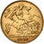 Gran Bretaña, George V, 1/2 Sovereign, 1911, London, Oro, MBC+, KM:819