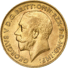 Grande-Bretagne, George V, 1/2 Sovereign, 1914, Londres, Or, SUP, KM:819