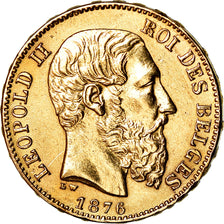 Monnaie, Belgique, Leopold II, 20 Francs, 20 Frank, 1876, TTB, Or, KM:37