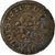 Moneta, Francia, Louis XIII, Double Tournois, 1621, Paris, MB, Rame, CGKL:388