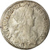 Coin, France, Louis XIV, 1/12 Écu à la mèche longue, 1659, Aix