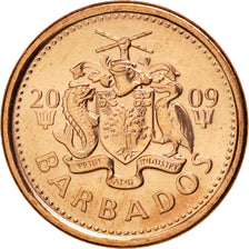 Moneda, Barbados, Cent, 2009, SC, Cobre chapado en acero, KM:10b