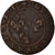 Moneta, Francia, Louis XIII, Double Tournois, 1638, Vallée du Rhône, MB, Rame