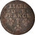 Moneda, Francia, Louis XIV, Liard de France au buste âgé, troisième type