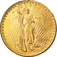 Moneta, USA, Saint-Gaudens, $20, Double Eagle, 1925, U.S. Mint, Philadelphia