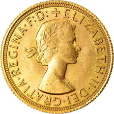 Moneda, Gran Bretaña, Elizabeth II, Sovereign, 1967, EBC, Oro, KM:908