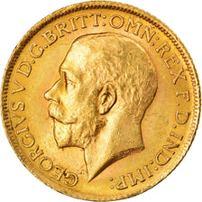 Monnaie, Grande-Bretagne, George V, Sovereign, 1914, Londres, SUP, Or, KM:820