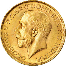 Monnaie, Grande-Bretagne, George V, Sovereign, 1911, Londres, SUP+, Or, KM:820