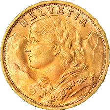 Moneda, Suiza, 20 Francs, 1935, Bern, SC, Oro, KM:35.1