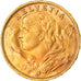 Coin, Switzerland, 20 Francs, 1935, Bern, MS(63), Gold, KM:35.1