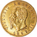 Moneta, Italia, Vittorio Emanuele II, 20 Lire, 1863, Torino, BB+, Oro, KM:10.1