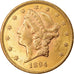 Moneta, Stati Uniti, Liberty Head, $20, Double Eagle, 1894, U.S. Mint, San