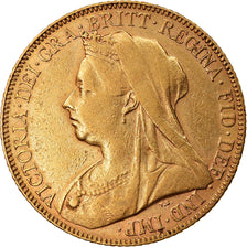 Münze, Großbritannien, Victoria, Sovereign, 1900, London, SS, Gold, KM:785