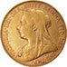 Moneta, Gran Bretagna, Victoria, Sovereign, 1900, London, BB, Oro, KM:785