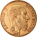 Moneta, Belgio, Leopold II, 20 Francs, 20 Frank, 1869, BB, Oro, KM:32