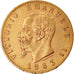 Moneda, Italia, Vittorio Emanuele II, 20 Lire, 1863, Torino, MBC+, Oro, KM:10.1