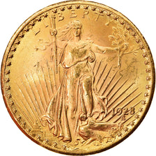 Moneda, Estados Unidos, Saint-Gaudens, $20, Double Eagle, 1928, U.S. Mint