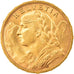 Coin, Switzerland, 20 Francs, 1927, Bern, MS(63), Gold, KM:35.1