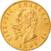 Moneda, Italia, Vittorio Emanuele II, 20 Lire, 1865, Torino, MBC+, Oro, KM:10.1