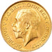 Moneda, Gran Bretaña, George V, Sovereign, 1925, London, EBC+, Oro, KM:820