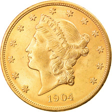 Münze, Vereinigte Staaten, Liberty Head, $20, Double Eagle, 1904, U.S. Mint