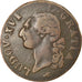 Coin, France, Louis XVI, Sol ou sou, Sol, 1779, Lyon, VF(30-35), Copper