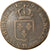 Moneta, Francia, Louis XVI, Sol ou sou, Sol, 1779, Lyon, MB+, Rame, KM:578.5