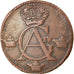 Moneda, Suecia, Gustaf IV Adolf, 1/4 Skilling, 1806, BC+, Cobre, KM:564