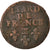 Moneda, Francia, Louis XIV, Liard de France au buste âgé, troisième type