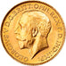 Coin, Great Britain, George V, Sovereign, 1925, London, MS(60-62), Gold, KM:820