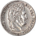 Moneta, Francia, Louis-Philippe, 1/4 Franc, 1842, Paris, BB+, Argento, KM:740.1